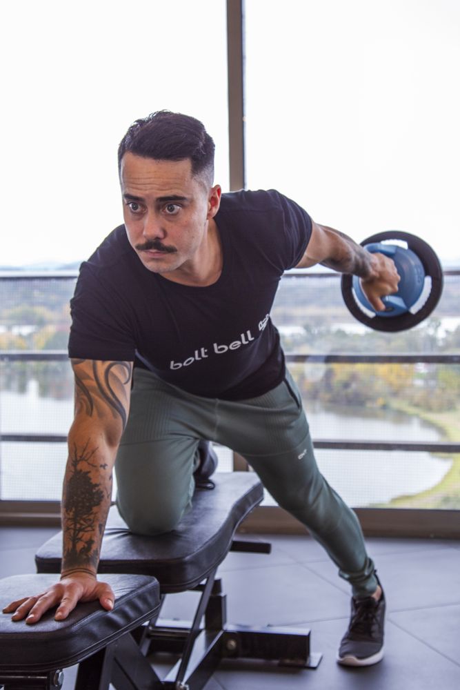 Tricep Kick Backs with Bolt Bell