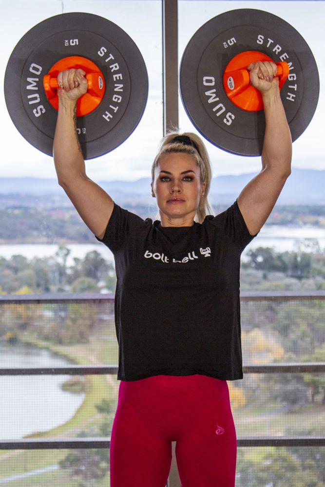 Shoulder Press with Bolt Bell